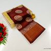Dailywear cotton sarees premium look lightweight comfortable wear - COFEE BROWN (2)