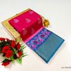 Dailywear cotton sarees premium look lightweight comfortable wear - DARK PINK (11)