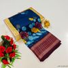 Dailywear cotton sarees premium look lightweight comfortable wear - PEACKOK BLUE (8)