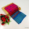 Dailywear cotton sarees premium look lightweight comfortable wear - RUBY COLOUR (2)