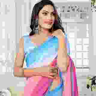 Rainbow Off And Off Model Saree