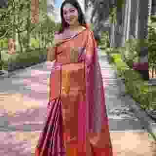 One Gram Gold Tissue Saree