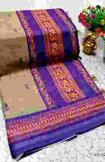 DIGITAL PRINTING KALIYANI LINEN COTTON SAREES - AS COLOR