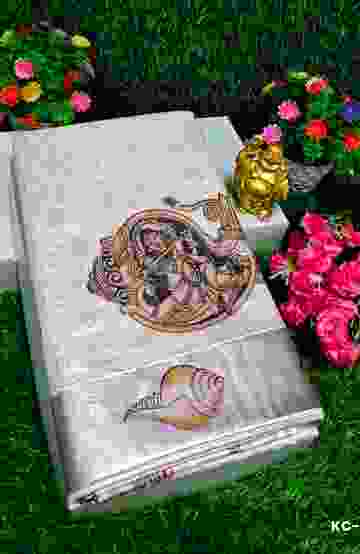TRENDING KERALA SPECIAL FULL WORK EMBOSSED DIGITAL PRINTING TISSUE SAREE COLLECTIONS - PETCH (1)