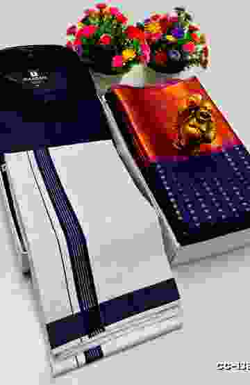 COUPLE COMBO MATCHING AND MATCHING TRADITIONAL SET - ROYAL BLUE