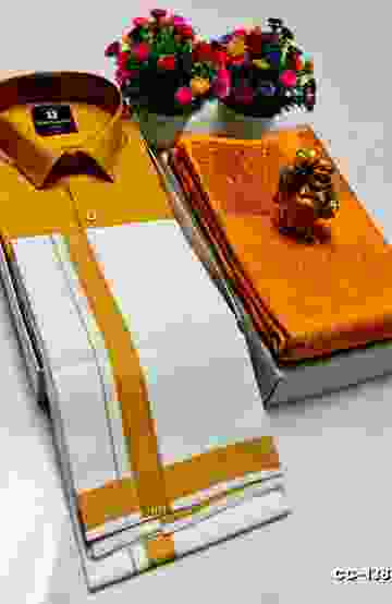 COUPLE COMBO MATCHING AND MATCHING TRADITIONAL SET - ORANGE N
