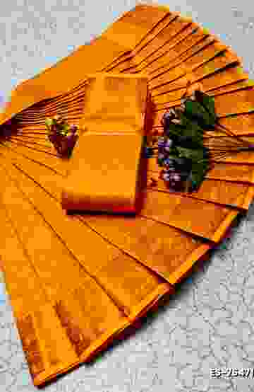 ELITE BRIDAL PICK &PICK SILK SAREES AND WEDDING ART SILK SAREES - ORANGE