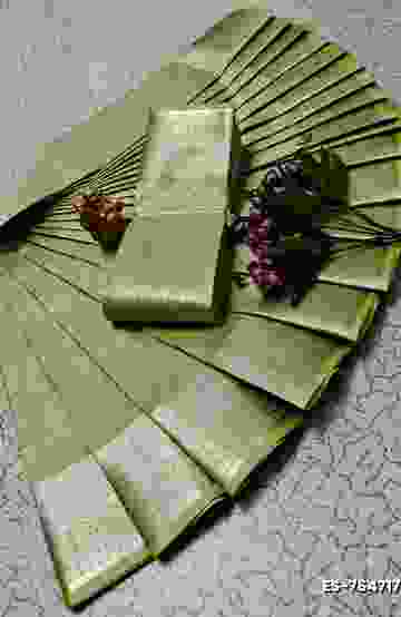 ELITE BRIDAL PICK &PICK SILK SAREES AND WEDDING ART SILK SAREES - OLIVE GREEN