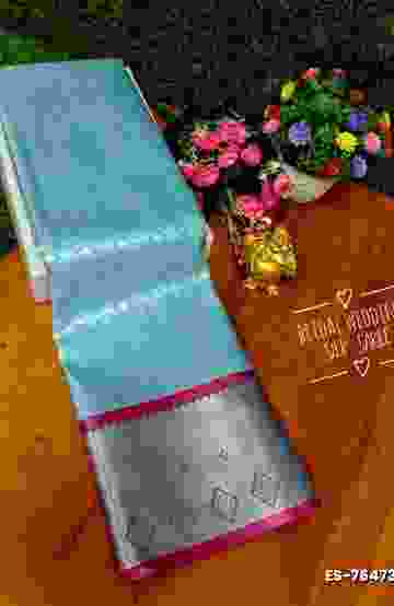 ELITE BRIDAL PICK &PICK SILK SAREES AND WEDDING ART SILK SAREES - LIGHT SKY BLUE
