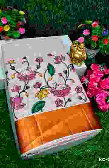 TRENDY WEAR PATTU PAVADAI - VENTHAYA COLOUR