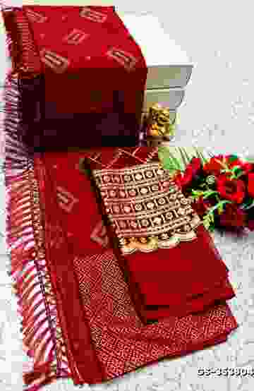 FESTIVAL AND FUNCTION WEAR TRADITIONAL KIDS PATTU PAVADAI STONE WORK DESIGN  - MERUN (3)