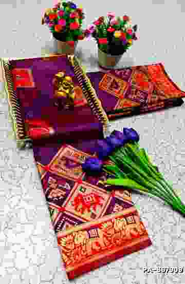 GEORGETTE  FANCY SOFT SILK SAREES - LIGHT SANDLE (1)