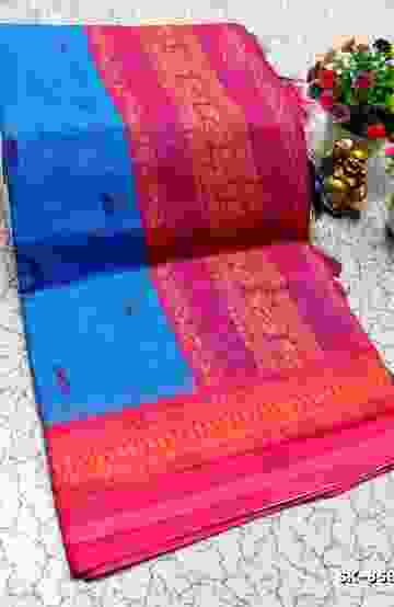 TRENDY WEAR PATTU PAVADAI - RED