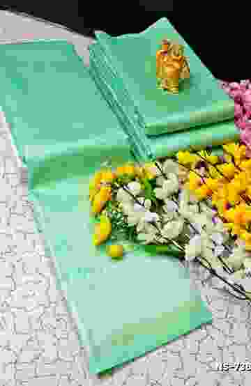 DIGITAL PRINTING KALIYANI LINEN COTTON SAREES - AS COLOR
