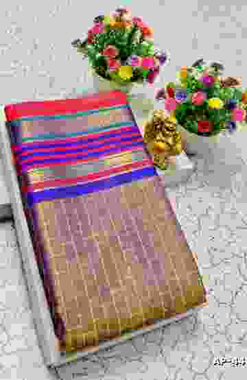 TRENDING KERALA SPECIAL FULL WORK EMBOSSED DIGITAL PRINTING TISSUE SAREE COLLECTIONS - WHITE (34)