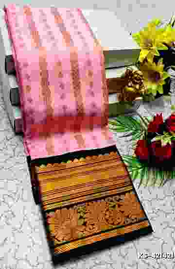 TRENDY WEAR PATTU PAVADAI - PINK
