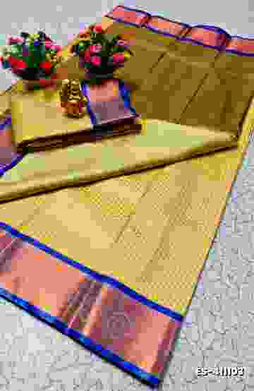 ELITE BRIDAL PICK &PICK SILK SAREES AND WEDDING ART SILK SAREES - GOLD (2)