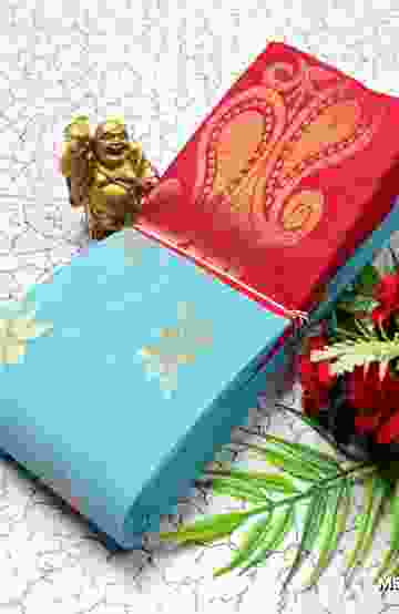 MODERN FANCY SOFT SILK SAREES WITH BUTTA DESIGN - TUQUOISE