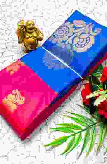 FANCY SILVAR ZARI PLAIN  SOFT SILK SAREES - RED
