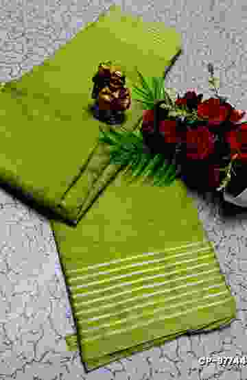 ELITE BRIDAL PICK &PICK SILK SAREES AND WEDDING ART SILK SAREES - PARET GREEN (1)
