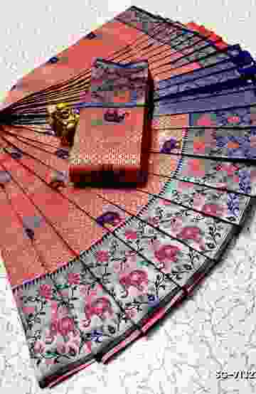 DEGITAL KARGIL PRINTED  COTTON TYPE SAREE - - LIGHT GREEN SHADE