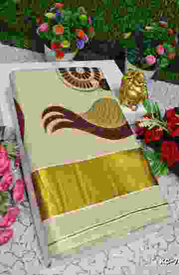TRENDING KERALA SPECIAL FULL WORK EMBOSSED DIGITAL PRINTING TISSUE SAREE COLLECTIONS - GOLD (7)