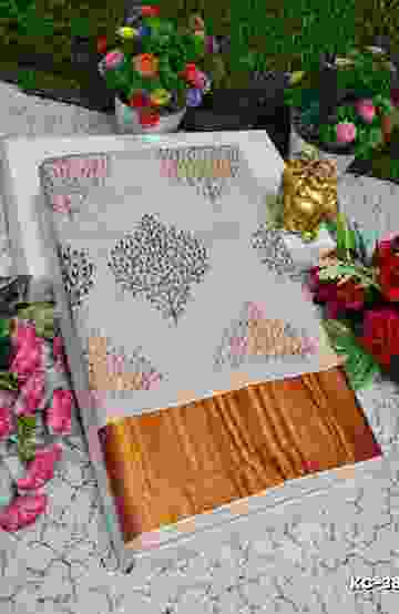 ELITE BRIDAL PICK &PICK SILK SAREES AND WEDDING ART SILK SAREES - LIGHT PEACH
