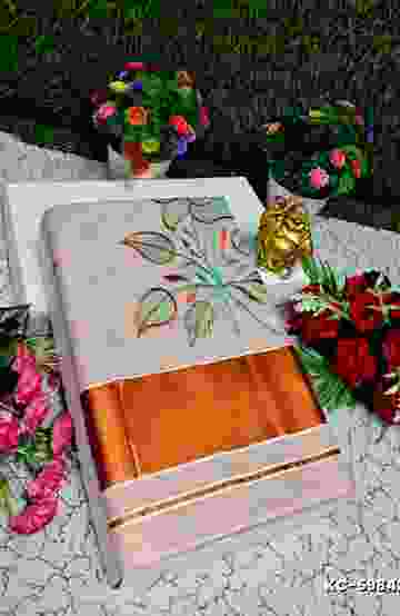 TRENDING KERALA SPECIAL FULL WORK EMBOSSED DIGITAL PRINTING TISSUE SAREE COLLECTIONS - WHITE (34)