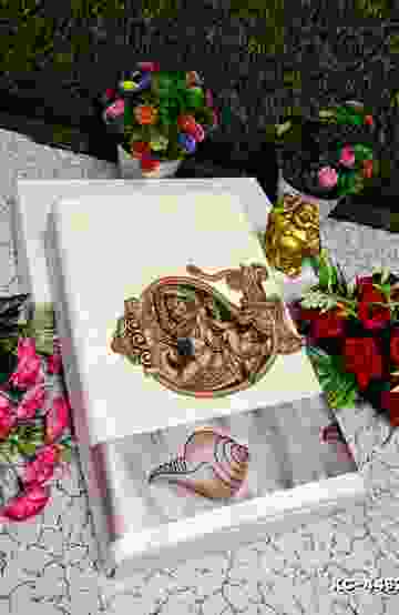 TRENDING KERALA SPECIAL FULL WORK EMBOSSED DIGITAL PRINTING TISSUE SAREE COLLECTIONS - IVORY COLOUR (27)