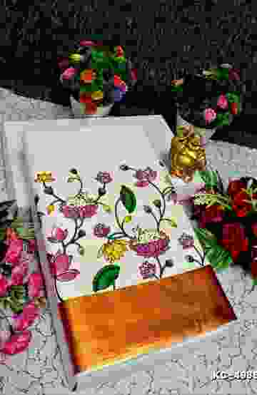 TRENDING KERALA SPECIAL FULL WORK EMBOSSED DIGITAL PRINTING TISSUE SAREE COLLECTIONS - WHITE (46)
