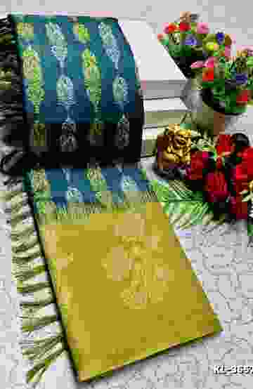 DEGITAL KARGIL PRINTED  COTTON TYPE SAREE - - BULE
