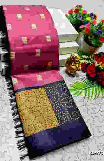 KUBERA ELITE  BRIDAL RAPIER FANCY  LIGHT WEIGHT SILK TYPE SAREES - LEVENDOR (2)