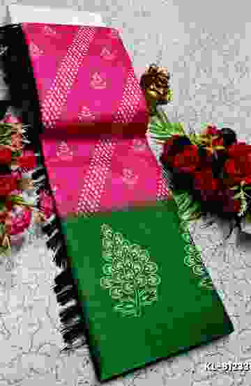 TRENDY WEAR PATTU PAVADAI - LIGHT PINK