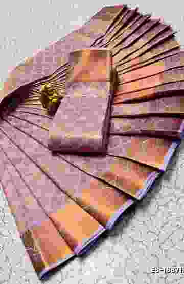 MODERN FANCY SOFT SILK SAREES WITH BUTTA DESIGN - PINK