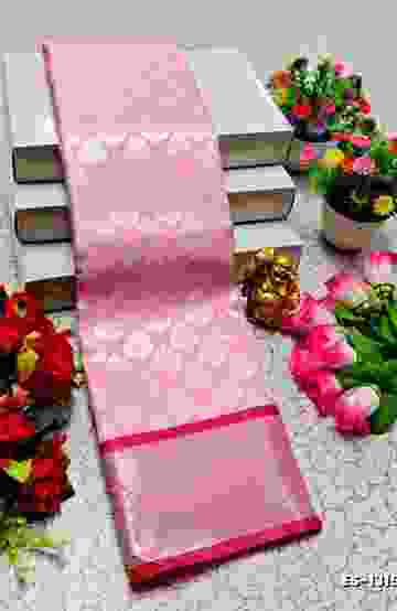 ELITE BRIDAL PICK &PICK SILK SAREES AND WEDDING ART SILK SAREES - BABY PINK (8)