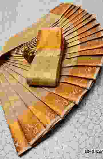 ELITE BRIDAL PICK &PICK SILK SAREES AND WEDDING ART SILK SAREES - PEACH COLOUR (4)