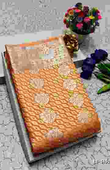 ELITE BRIDAL PICK &PICK SILK SAREES AND WEDDING ART SILK SAREES - ORANGE (5)