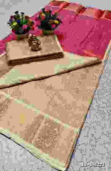 ELITE BRIDAL PICK &PICK SILK SAREES AND WEDDING ART SILK SAREES - LIGHT SANDLE