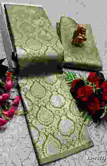 ELITE BRIDAL PICK &PICK SILK SAREES AND WEDDING ART SILK SAREES - AS COLOR