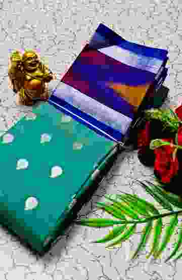 BANARASI POCHAMPALLY ALL OVER BODY SILVAR ZARI BUTTA DESIGN   FUNCTION WEAR SOFT SILK SAREES - TEAL COLOUR