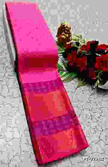 ELITE BRIDAL PICK &PICK SILK SAREES AND WEDDING ART SILK SAREES - LIGHT PINK (3)