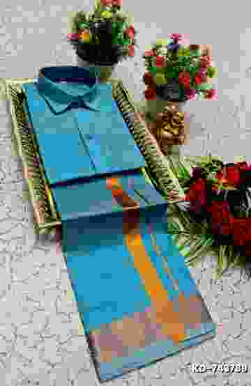KORVAI KOTANJI TRENDY & FANCY BHUTTA AND 2/100 SILK COTTON SAREES FUNCTION WEAR - BLACK