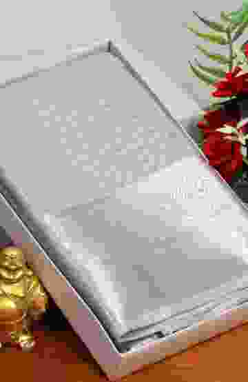 BRIDAL SILK GOLD SILVAR AND COPPER ZARI WEAVE AND WEDDING ART SILK SAREES - SILVAR (1)