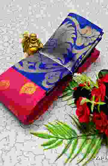 KORVAI KOTANJI TRENDY & FANCY BHUTTA AND 2/100  SILK COTTON SAREES FUNCTION WEAR - DARK PINK (2)