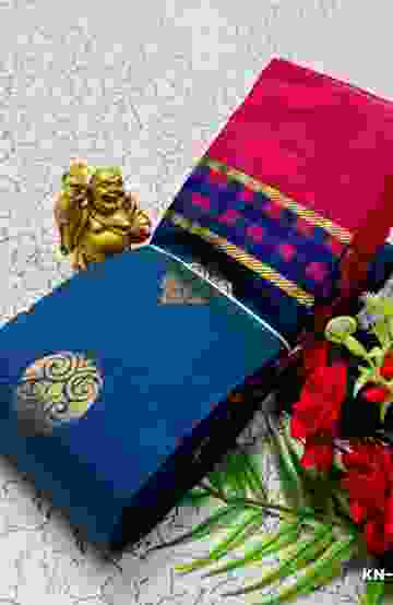 KORVAI KOTANJI TRENDY & FANCY BHUTTA AND 2/100 SILK COTTON SAREES FUNCTION WEAR - LIGHT BLUE