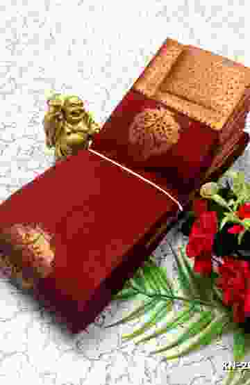 KORVAI KOTANJI TRENDY & FANCY BHUTTA AND 2/100 SILK COTTON SAREES FUNCTION WEAR - MAROON COLOR
