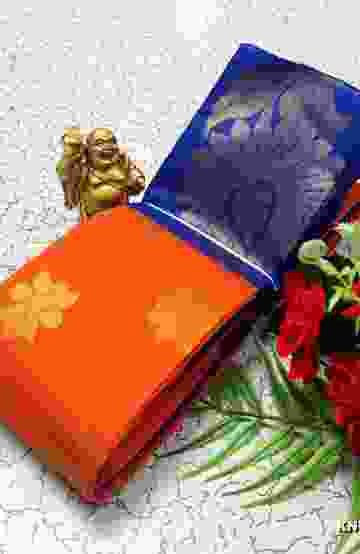 KORVAI KOTANJI TRENDY & FANCY BHUTTA AND 2/100 SILK COTTON SAREES FUNCTION WEAR - ORANGE