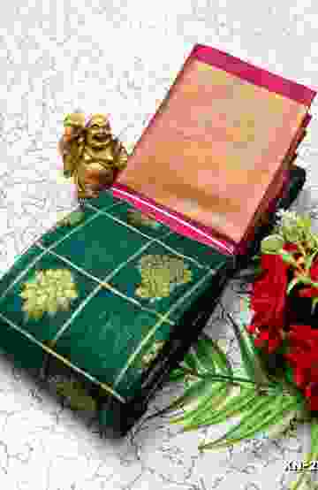 KORVAI KOTANJI TRENDY & FANCY BHUTTA AND 2/100 SILK COTTON SAREES FUNCTION WEAR - GREEN