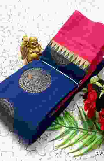 KORVAI KOTANJI TRENDY & FANCY BHUTTA AND 2/100 SILK COTTON SAREES FUNCTION WEAR - LIGHT BLUE (1)