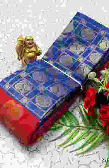 KORVAI KOTANJI TRENDY & FANCY BHUTTA AND 2/100 SILK COTTON SAREES FUNCTION WEAR - TOMATO COLOUR (6)